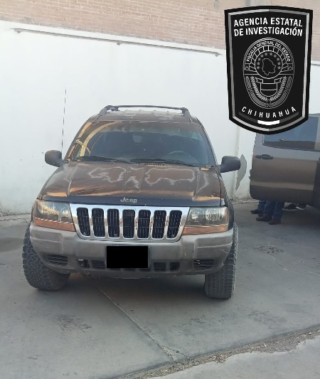 Recupera AEI vehículo robado en la ciudad de Chihuahua