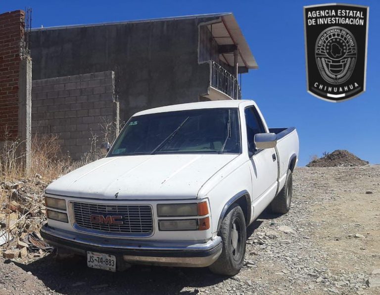 Recupera Fiscalía Zona Sur camioneta reportada como robada en Parral
