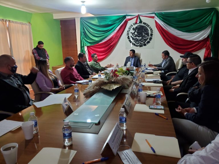 Sostiene Fiscal de Distrito reunión de coordinación interinstitucional de seguridad en Guadalupe y Calvo