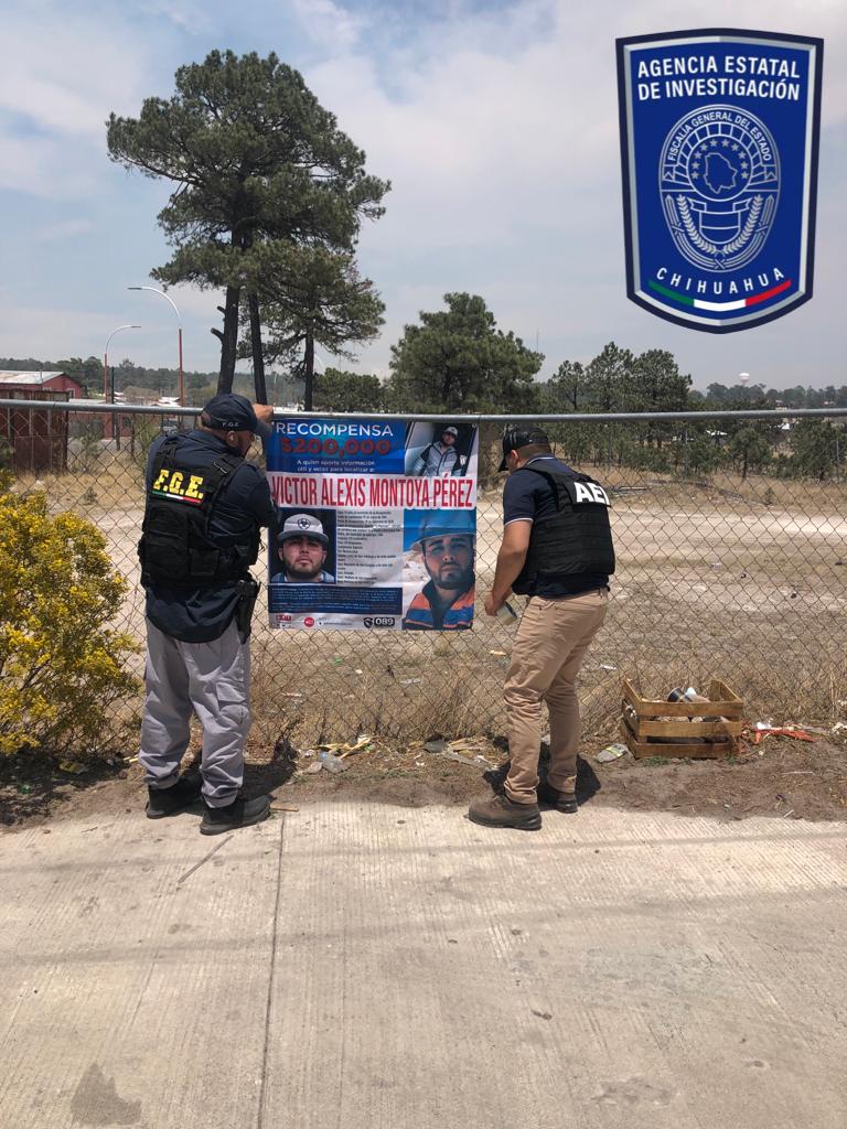 Realizan pega de recompensas en Bocoyna y Guerrero por dos desaparecidos