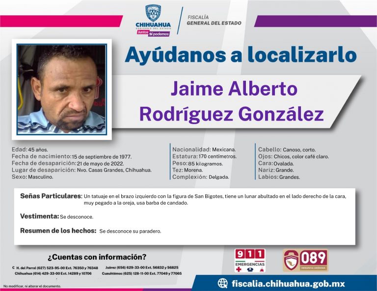 Jaime Alberto Rodríguez González
