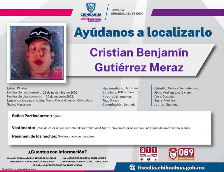 Cristian Benjamín Gutiérrez Meraz