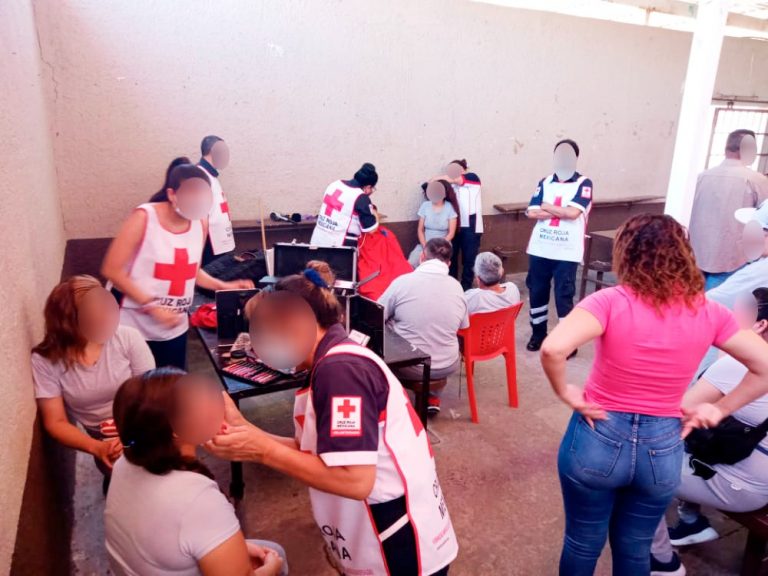 Realiza Cruz Roja jornada de servicios en el Cereso Femenil