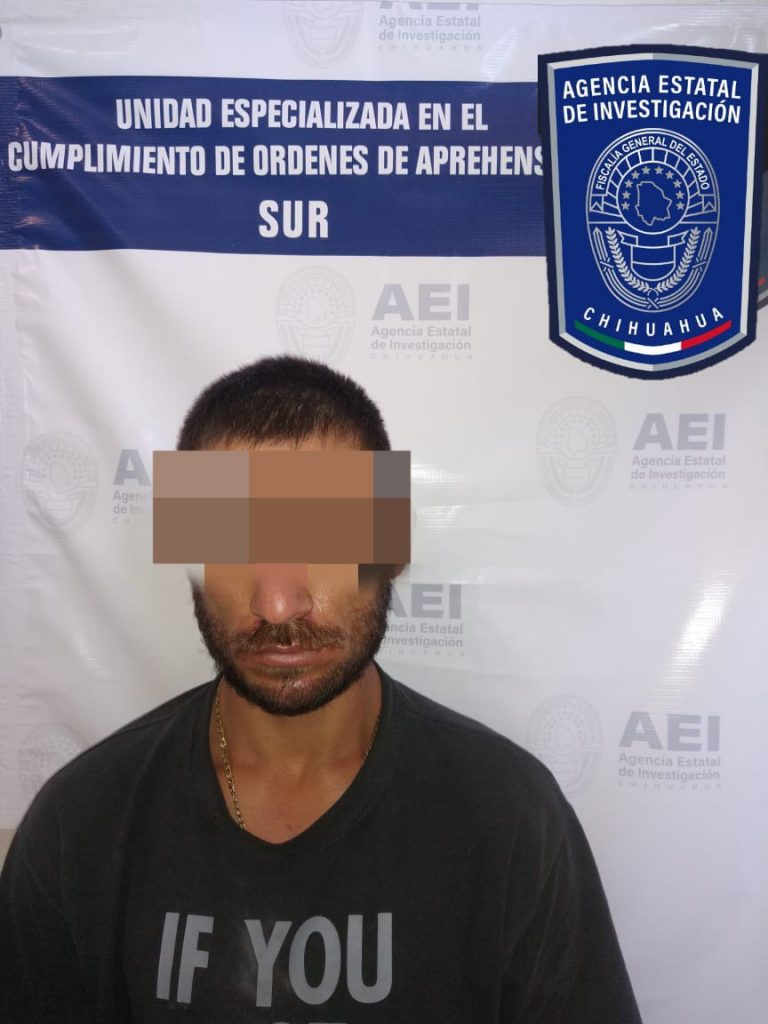 Reaprehende AEI a presunto narcomenudista en Parral