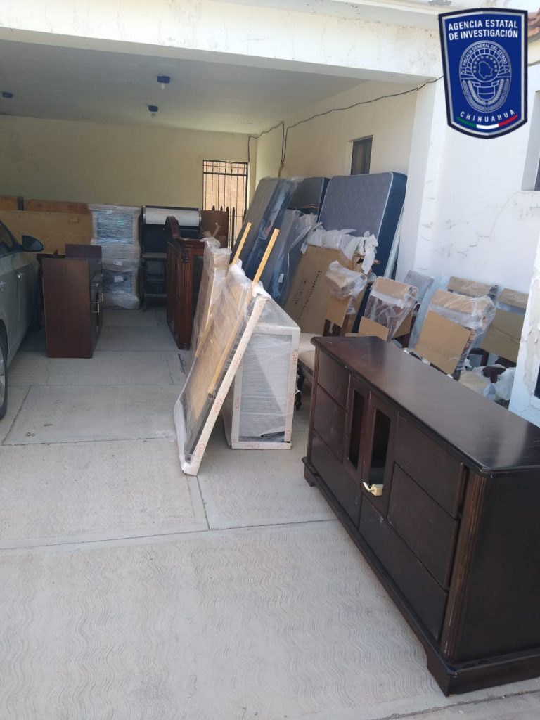 Recupera AEI muebles saqueados de una vivienda en Meoqui