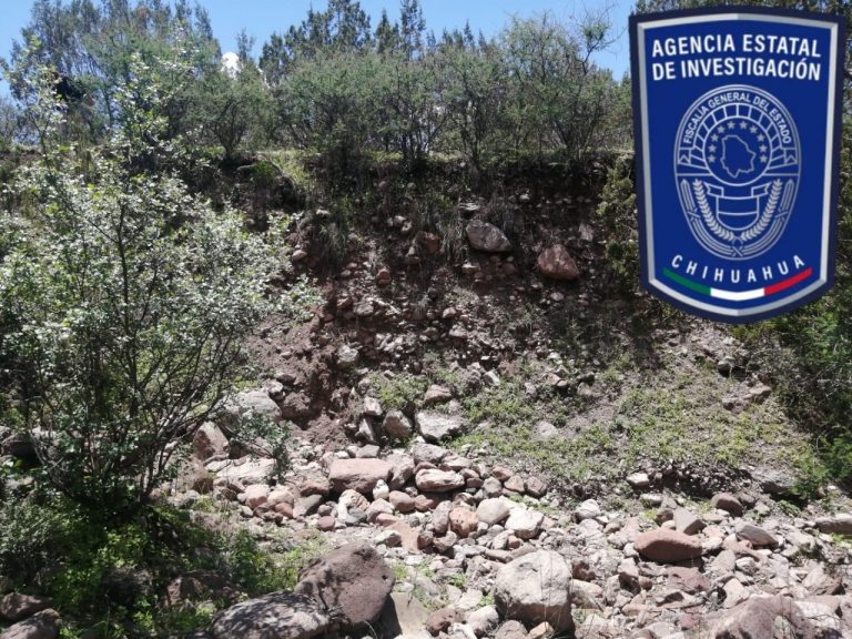 Investiga Fiscalía de Distrito Zona Occidente hallazgo de restos óseos en arroyo de Anáhuac