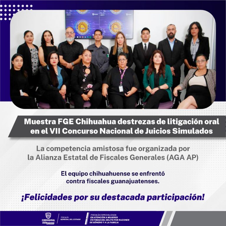 Participa FGE en el VII Concurso Nacional de Juicios Simulados