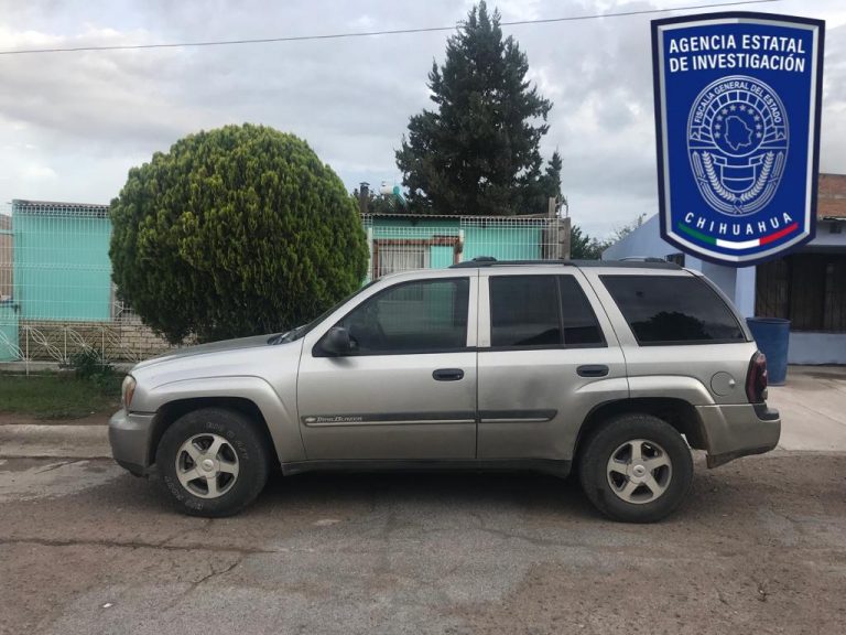 Asegura FGE Occidente, vehículo robado en Nuevo Casas Grandes