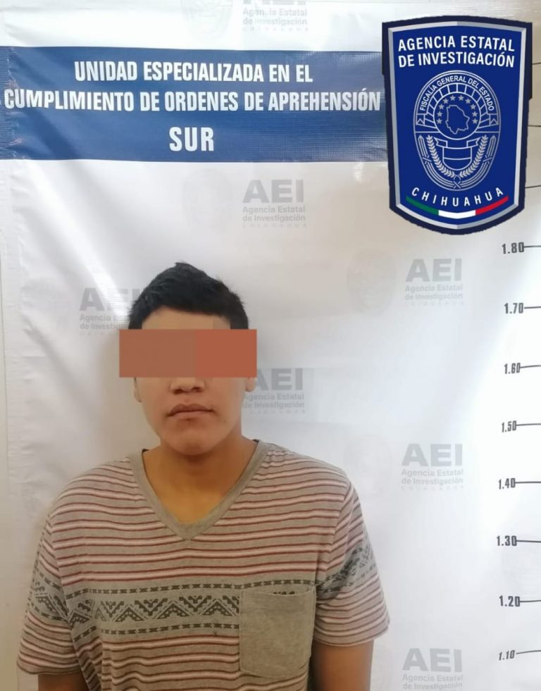 Cumplimentan orden de aprehensión a joven acusado de robo a vivienda en Parral