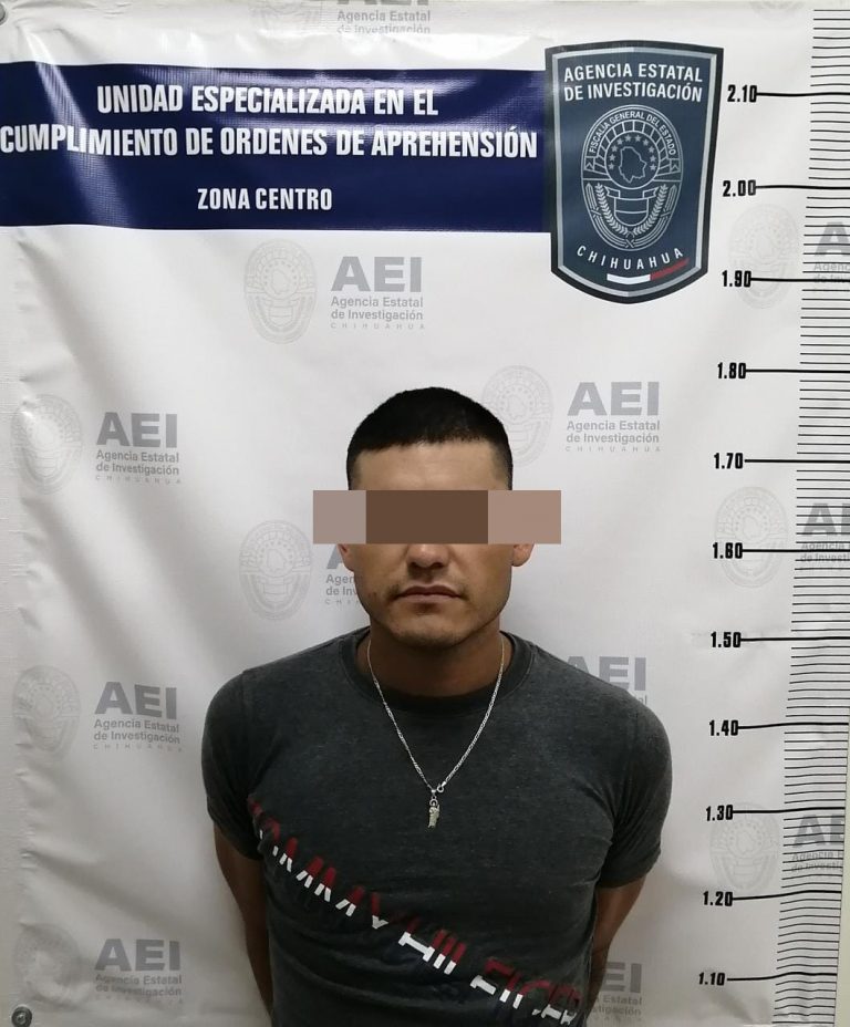 Detienen a prófugo de la justicia por homicidio calificado y robo a casa habitación en Chihuahua