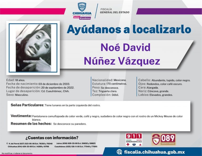 Noé David Núñez Vázquez