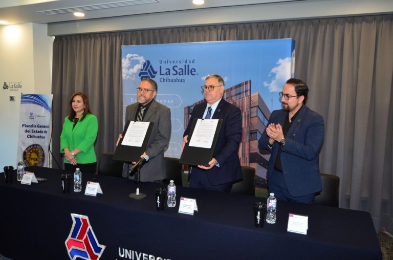 Celebra FGE convenio de colaboración académica con Universidad La Salle