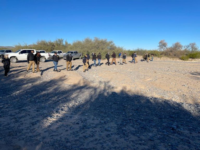 Localizan FEM y CLB osamenta y restos óseos en rastreo en El Valle de Juárez