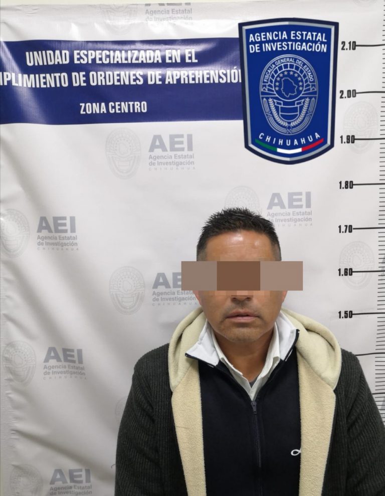 Detienen a imputado por violación de una niña en la ciudad de Chihuahua