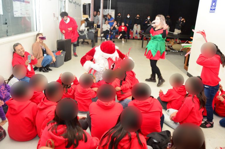 Instituto Estatal de Seguridad Pública organiza posada navideña a niñas, niños y adolescentes