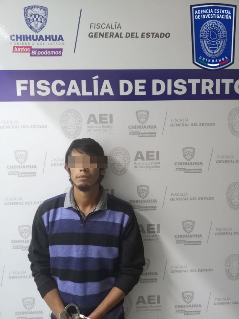 Detiene Fiscalía al presunto responsable de feminicidio de jovencita en Madera