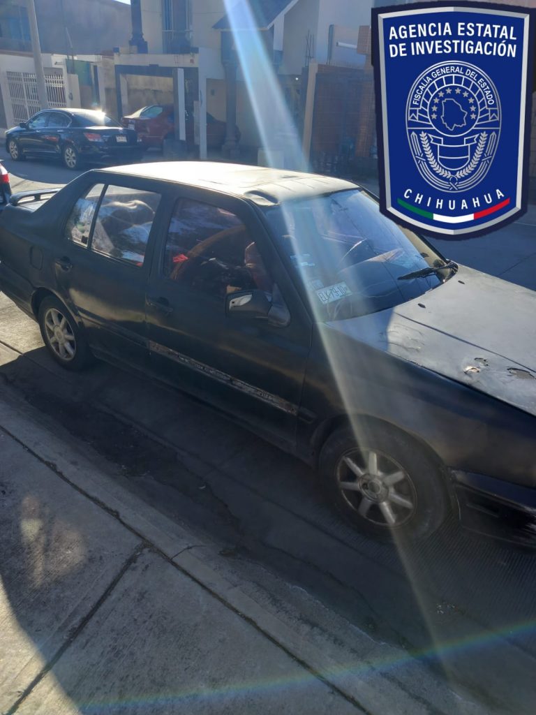 Asegura AEI vehículo que contaba con reporte de robo en Parral