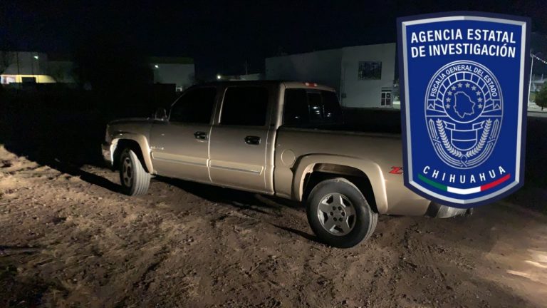 Asegura AEI en Cuauhtémoc dos vehículos con reporte de robo en la ciudad de Chihuahua