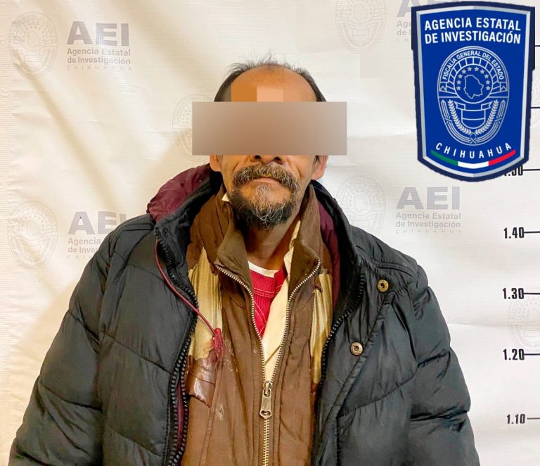 Detiene AEI a hombre de 50 años por el delito de narcomenudeo en Parral
