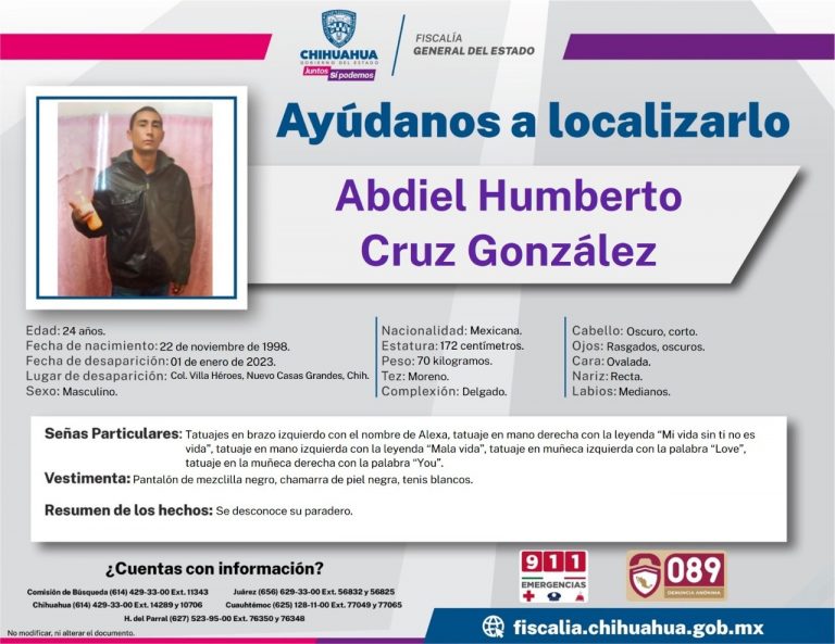 Abdiel Humberto Cruz González