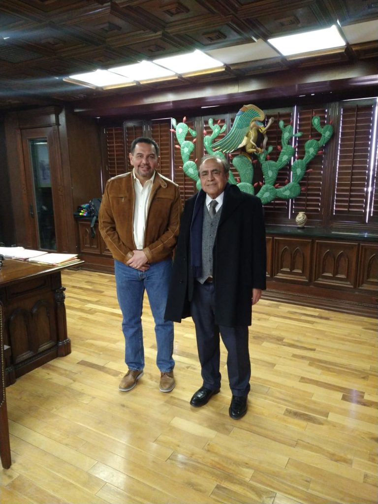 Visita Fiscal de Distrito de la Zona Norte al Presidente Municipal Cruz Pérez Cuéllar