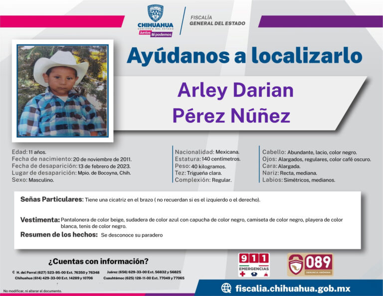 Arley Darian Pérez Núñez