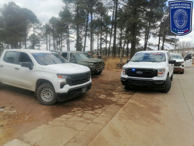 Asegura FGE vehículo con reporte de robo en Guachochi