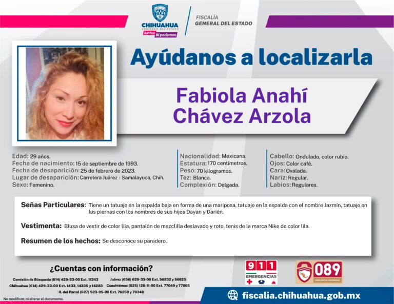Fabiola Anahí Chávez Arzola
