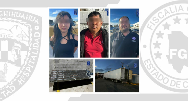 Aseguramiento de más de 48 kilogramos de Cristal en tráiler, detenidos de Sinaloa