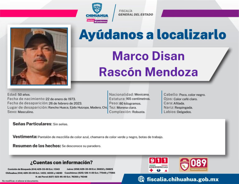 Marco Disan Rascón Mendoza