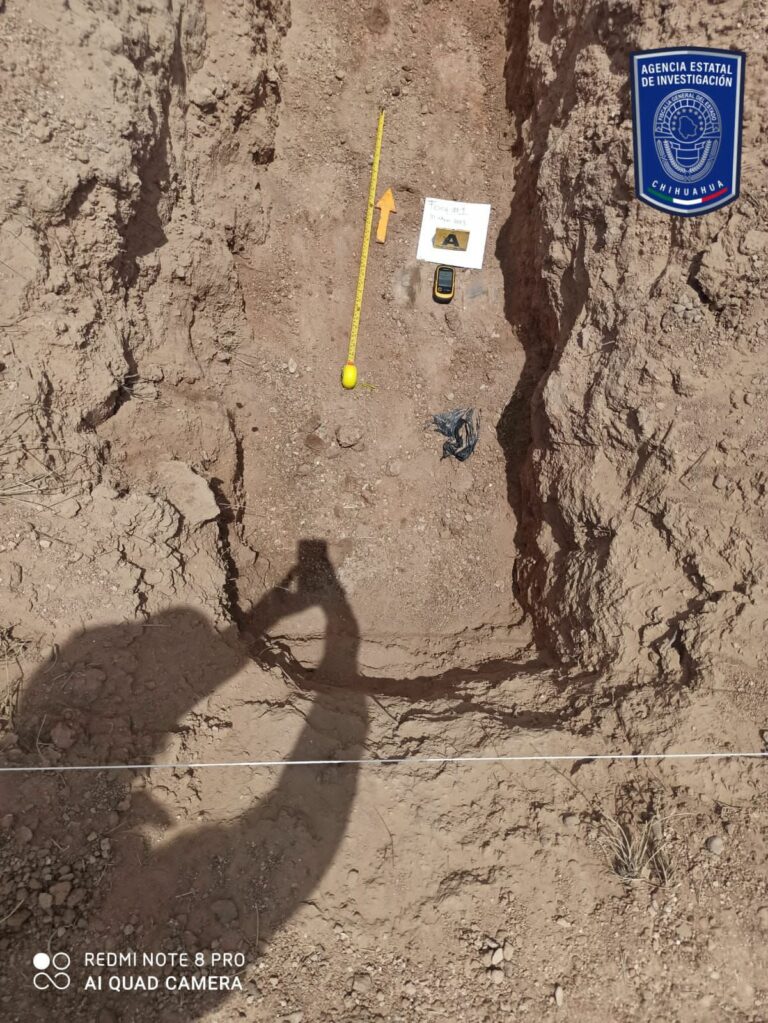 Localizan tres cuerpos inhumados clandestinamente en Puerto de Palomas de Villa