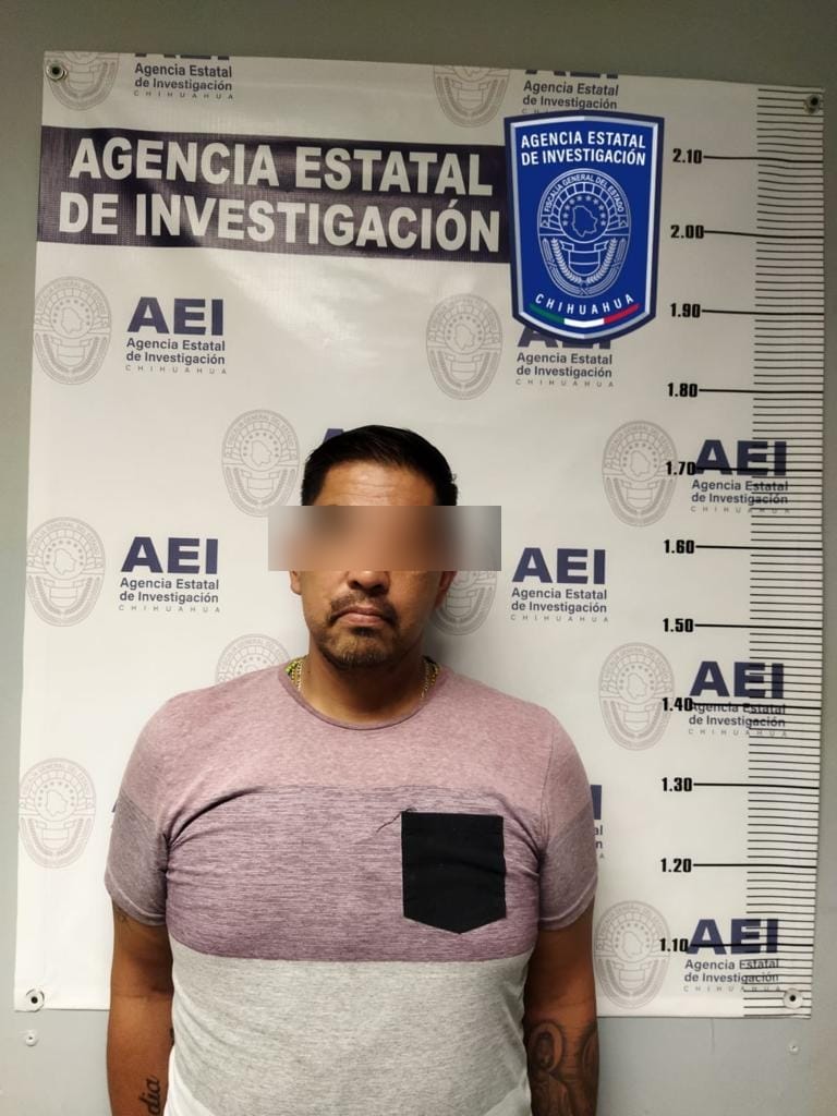 Captura AEI a sujeto con más de 18 kilos de cristal y fentanilo en la ciudad de Chihuahua