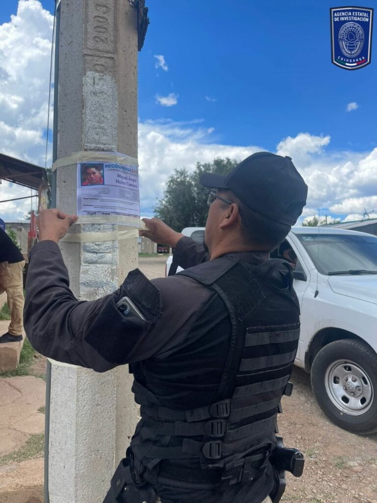 Realiza Fiscalía Occidente actividades de búsqueda de Miguel Ángel Núñez Campos en Madera