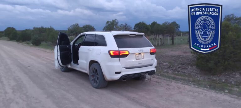 Asegura AEI Noroeste vehículo en el municipio de Ignacio Zaragoza