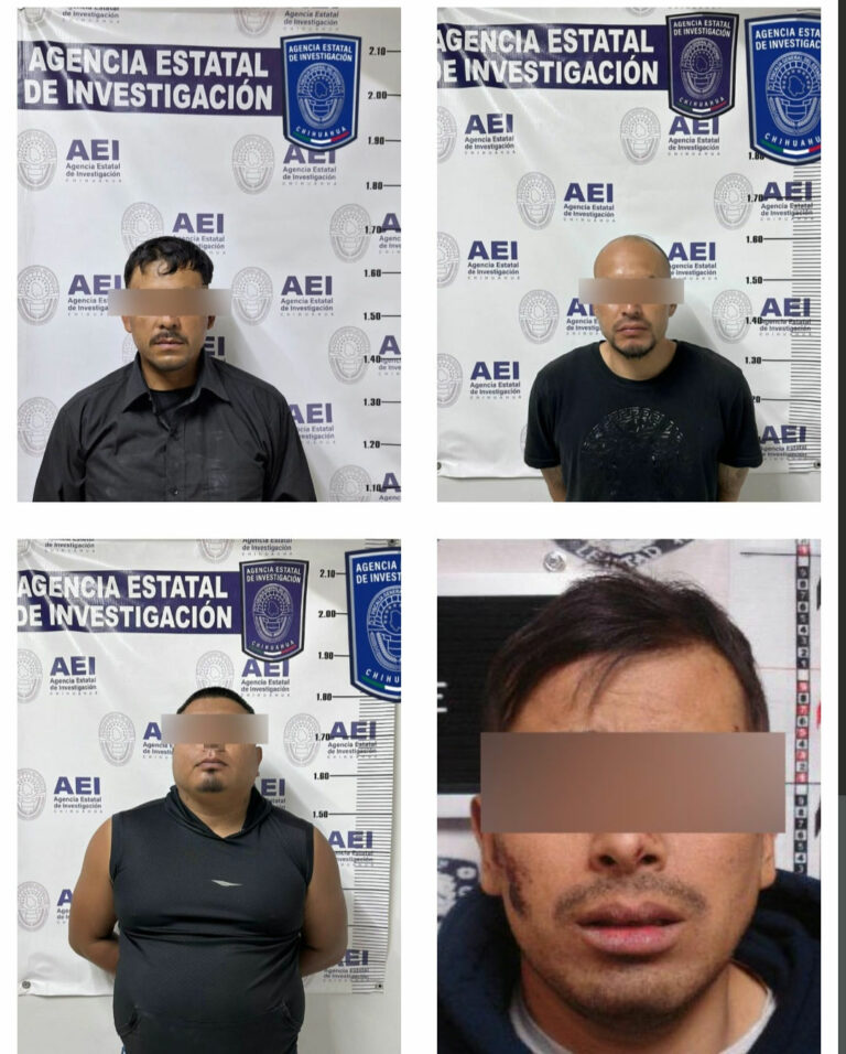 Capturan a cuatro masculinos con armas y droga en la carretera a Ciudad Juárez