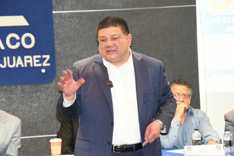 Expone Fiscal General resultados ante miembros de la CANACO Juárez