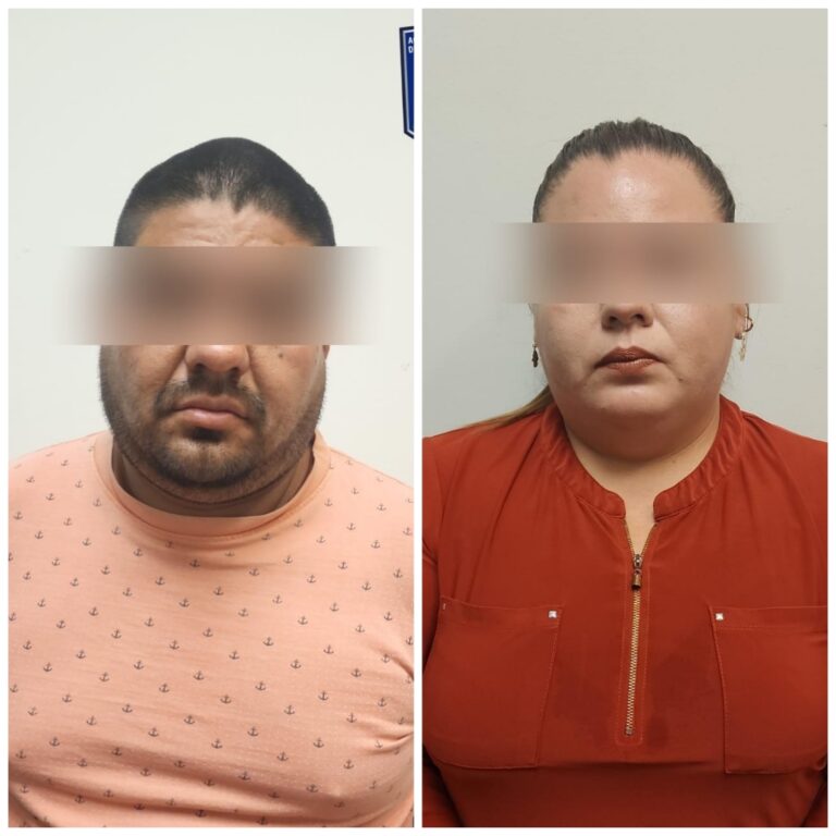 Detienen AEI a pareja en posesión de 98 dosis de cocaína en Ciudad Juárez