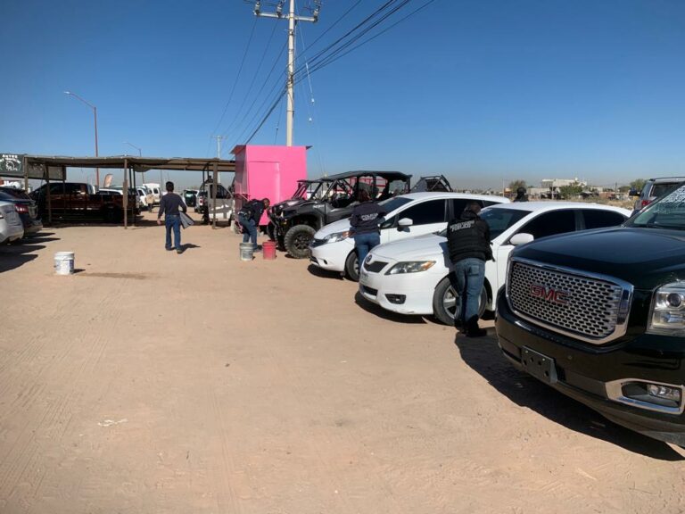 Implementa AEI operativo de búsqueda de vehículos con reporte de robo en Cd. Juárez