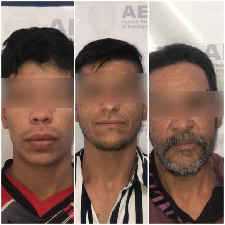 Captura AEI a tres probables responsables de diversos robos cometidos en Parral
