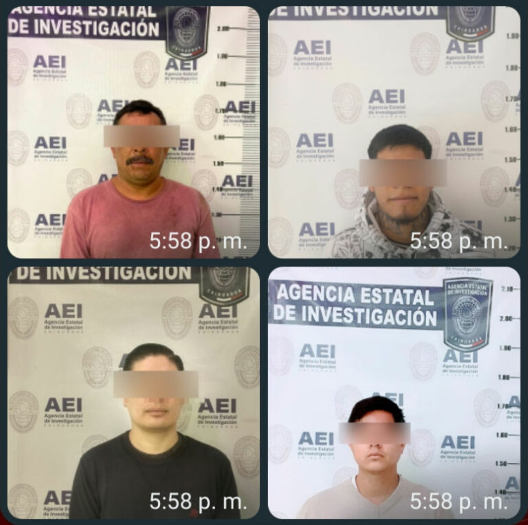 Captura AEI a cuatro acusados por violación, abuso sexual y violencia familiar