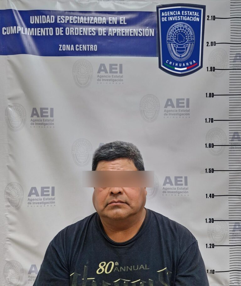 Detiene AEI a presunto agresor sexual de un menor de edad en la ciudad de Chihuahua
