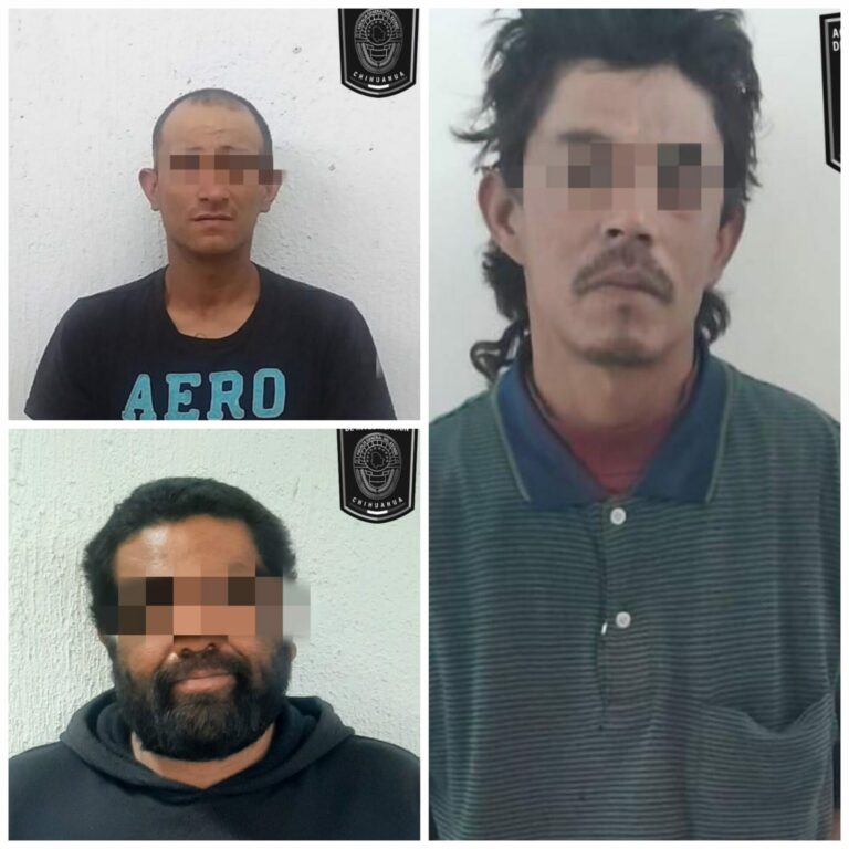 Detiene AEI a tres sujetos por posesión de narcóticos en Parral