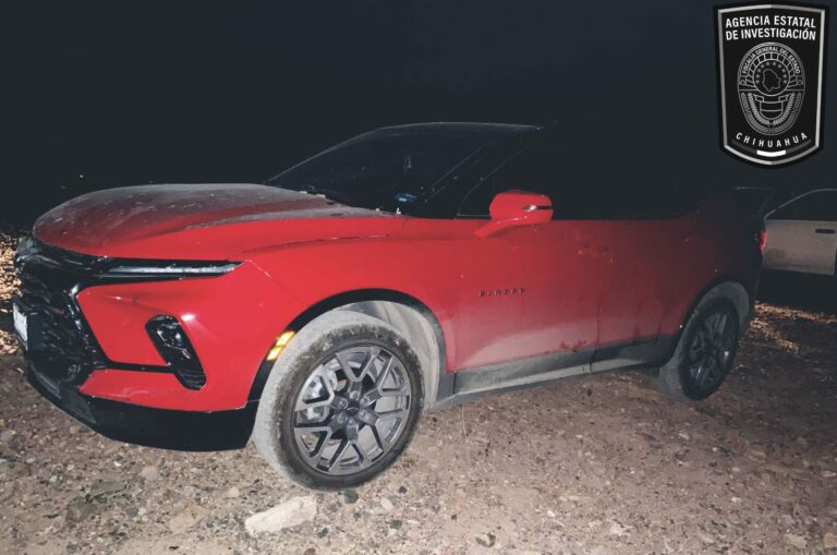 Localiza AEI en Batopilas camioneta de reciente modelo robada en Chihuahua