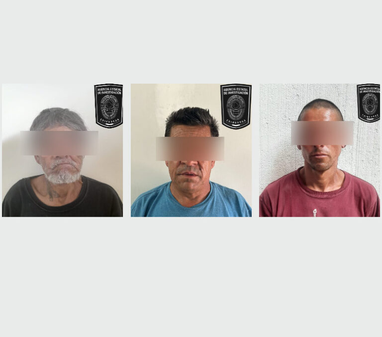 Detienen a tres personas por posesión de narcóticos en Parral